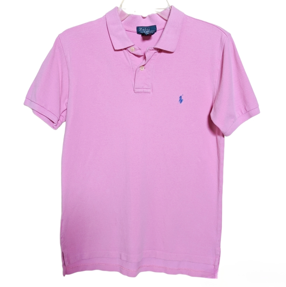 Girl's Ralph Lauren Pink Cotton Polo Sz Large (14-16)